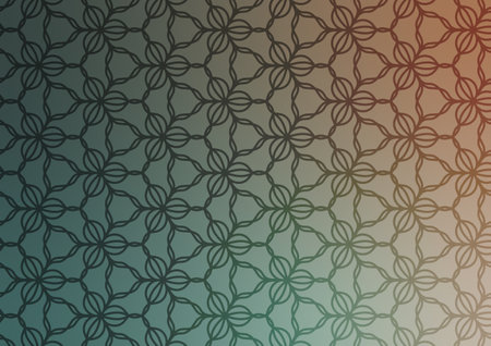 Green triangle pattern abstract geometry line background. vector illustration.のイラスト素材