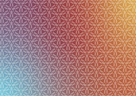 Mechanical line pattern orange minimal gradient premium vector illustration.