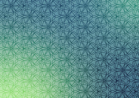 Floral green concept abstract background vector illustration.のイラスト素材