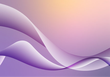 Abstract purple line curve soft background vector illustration.のイラスト素材