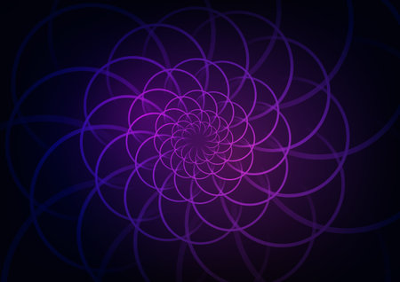 Abstract swirl art purple presentation background vector illustration.