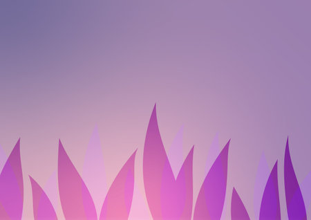 Purple leave leaf plant soft background. vector illustrationのイラスト素材