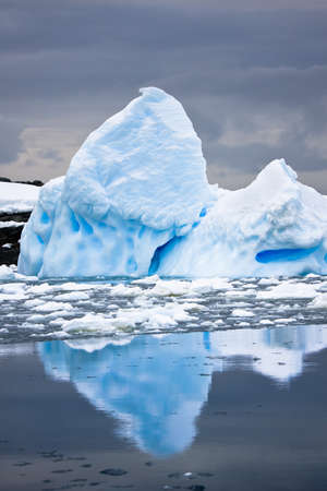 Huge iceberg in Antarcticaの写真素材