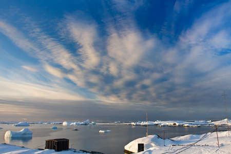 Beautiful landscape in  Antarcticaの写真素材