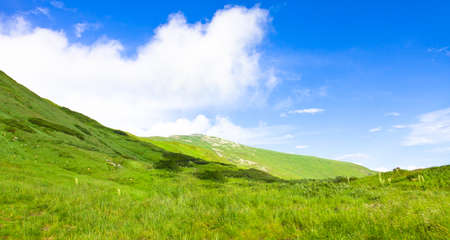 Beautiful landscape in Carpathianの写真素材