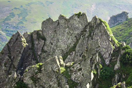 Beautiful mountains landscape in Carpathianの写真素材