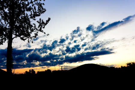 Fall background. Beautiful landscapeの写真素材