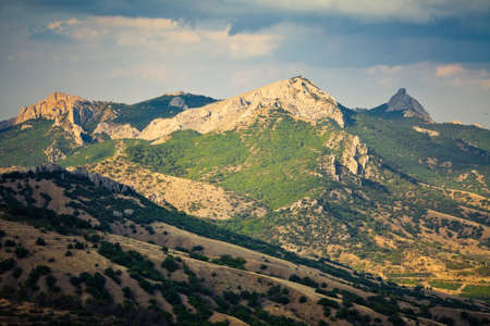 beautiful mountain landscapeの写真素材