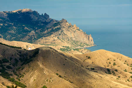 beautiful mountain landscapeの写真素材