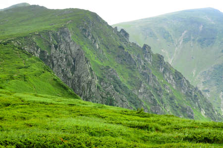 Beautiful mountains landscape in Carpathianの写真素材