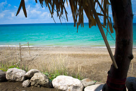 beach in the resort town, Ukraineの写真素材