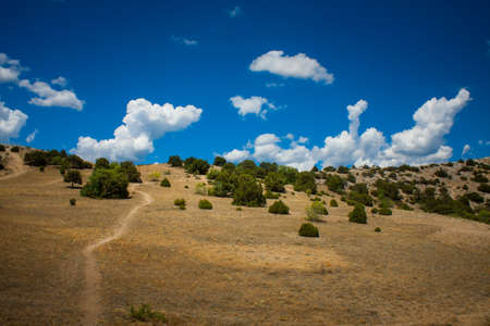 beautiful landscape with mountainsの写真素材