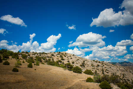 beautiful landscape with mountainsの写真素材