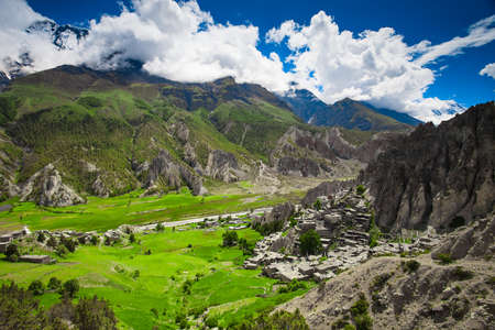 Beautiful mountain landscape. Himalayasの写真素材