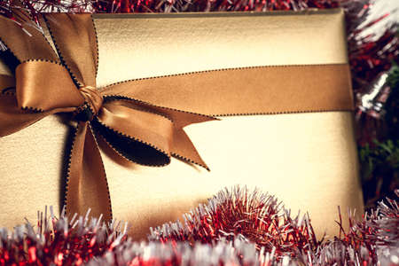 Christmas gift boxの写真素材