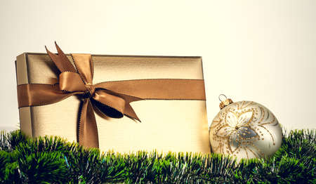 Christmas gift boxの写真素材