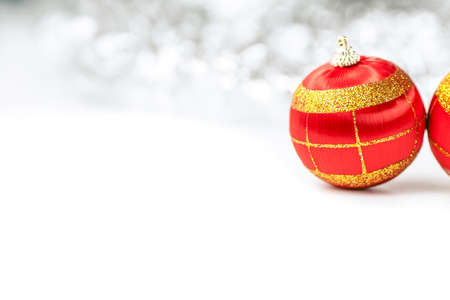 Christmas background with space for textの写真素材