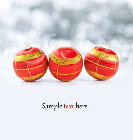 Christmas background with space for textの写真素材