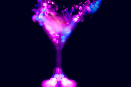 colourful coctail on the black backgroundの写真素材