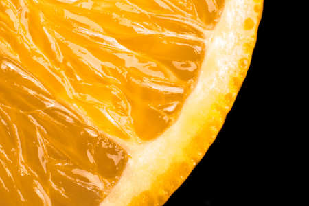 macro of an ripe orange for backgroundsの写真素材