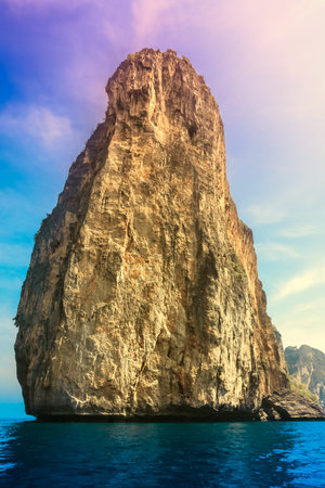 Picturesque sea landscape. Phi Phi Leh south of Thailandの写真素材
