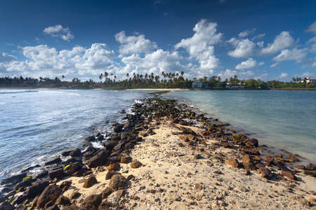 Tropical remote island in the ocean. Sri Lankaの写真素材