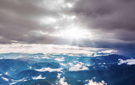Chorna hora mountain range.  Carpathian mountains. Ukraineの写真素材