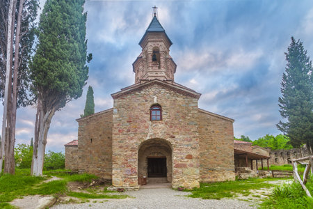 Ikalto cathedral in Kakheti region, Georgiaの写真素材