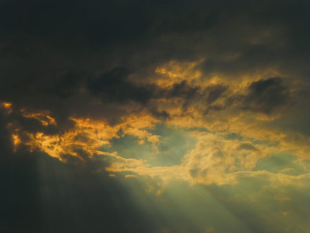cloudy sunset