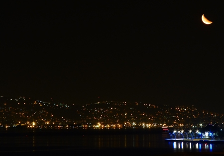 beautiful night landscapeの写真素材