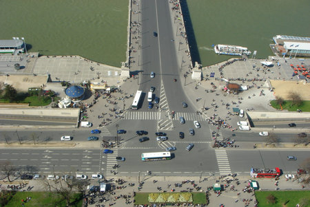 View from Eiffel tower