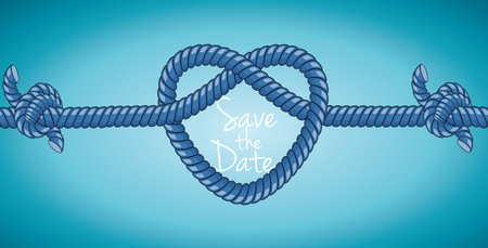 Save the date noteのイラスト素材