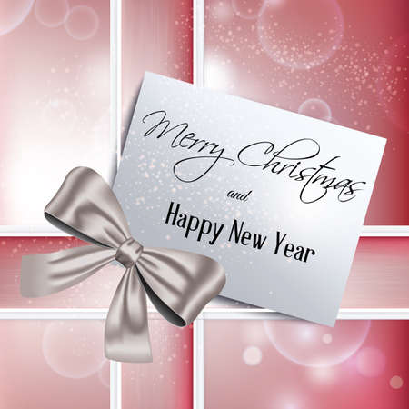 Illustration of christmas and new year card designのイラスト素材