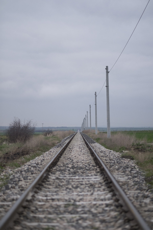 railway viewの写真素材