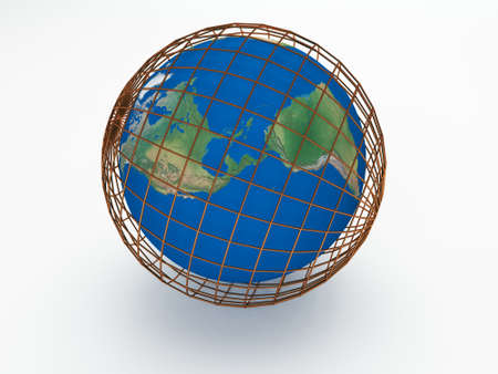 Earth Isolated Objectsの写真素材