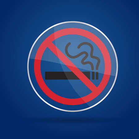 No Smoking Glass background  Vector illustration  Eps10 のイラスト素材