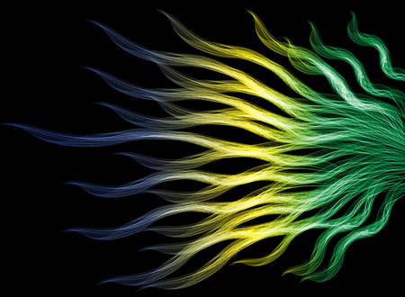 Vector illustration colorful wave abstract exploding banner backgroundsのイラスト素材