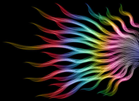 Vector illustration colorful wave abstract exploding banner backgroundsのイラスト素材