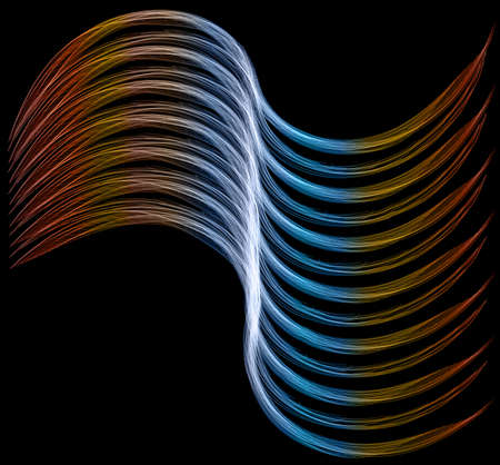 Vector illustration colorful wave abstract exploding banner backgroundsのイラスト素材