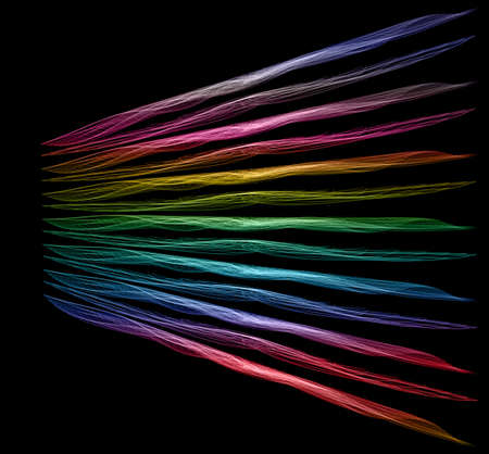 Vector illustration colorful wave abstract exploding banner backgroundsのイラスト素材