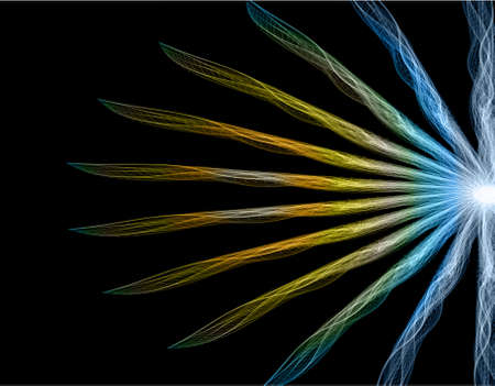 Vector illustration colorful wave abstract exploding banner backgroundsのイラスト素材