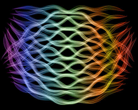 Vector illustration colorful wave abstract exploding banner backgroundsのイラスト素材