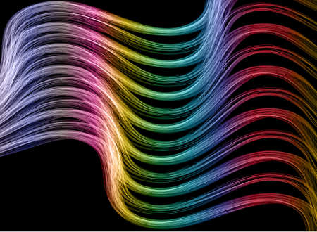 Vector illustration colorful wave abstract exploding banner backgroundsのイラスト素材