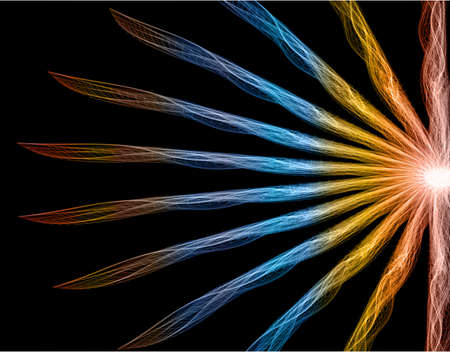 Vector illustration colorful wave abstract exploding banner backgroundsのイラスト素材