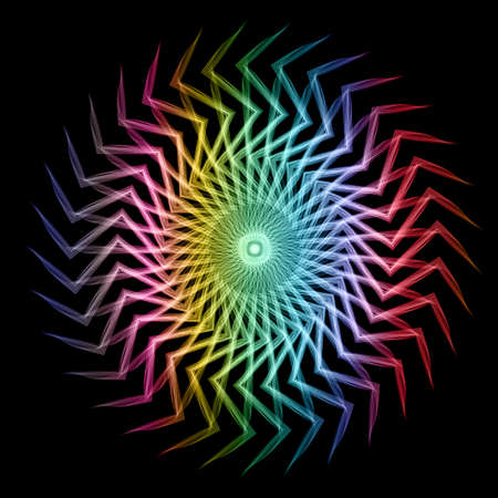Vector illustration colorful wave abstract exploding banner backgroundsのイラスト素材