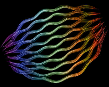 Vector illustration colorful wave abstract exploding banner backgroundsのイラスト素材