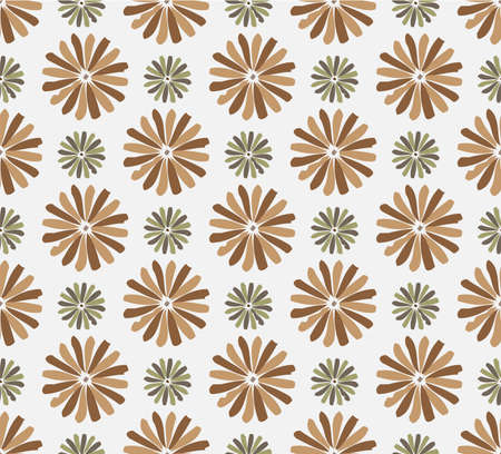 Seamless pattern flowers, illustrationのイラスト素材