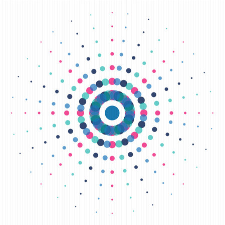 Abstract Halftone Design Element, illustrationのイラスト素材