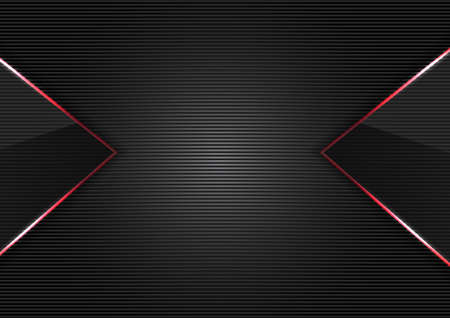 Black Metal And glass abstract background styleのイラスト素材