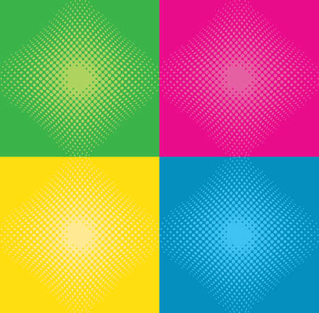 Abstract color halftone background  vector illustration.のイラスト素材